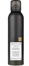 Kristin Ess ultra, fine, workable, hairspray, brushable texture heat protecting