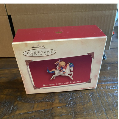 Hallmark Keepsake Rainbow Brite & Starlite Ornament 2004 Boxed Handcrafted