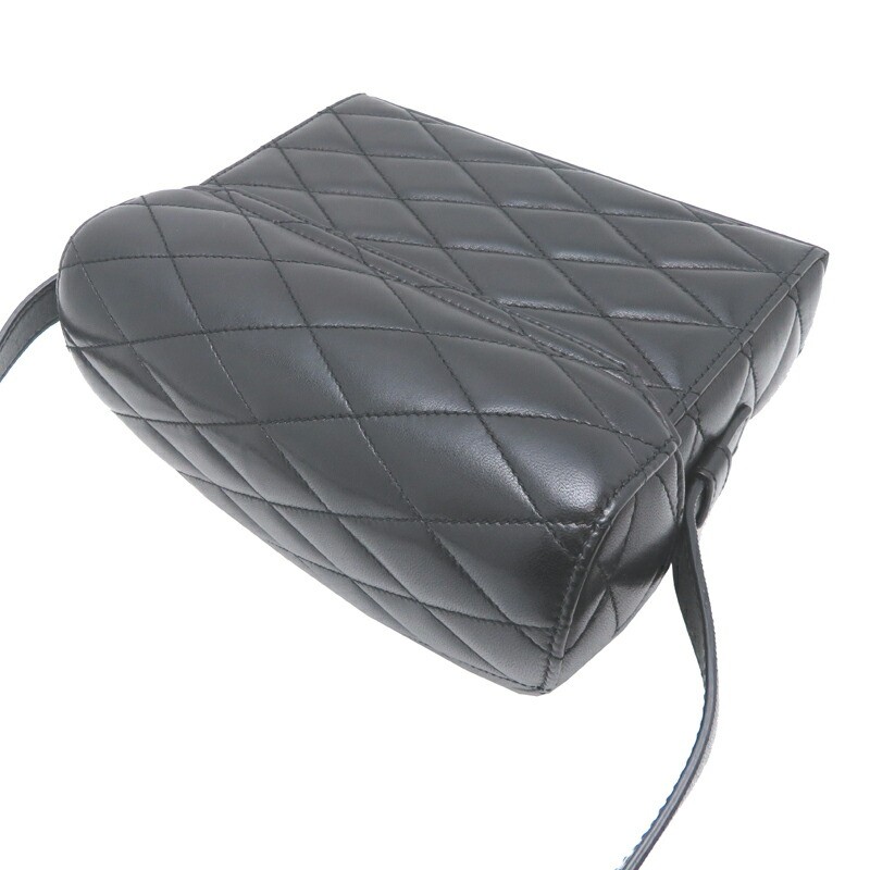 AUTENTICA BORSA A TRACOLLA DONNA SAINT LAURENT PARIS JUNE BOX 710080 PELLE NERA F S