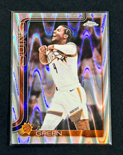 Topps 2025-26 Topps Chrome Jalen Green #58 Houston Rockets Basketball Card