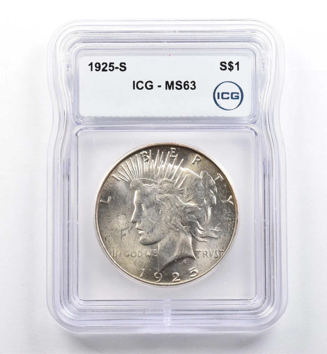 MS 63 Graded 1925 Year Peace Dollars (1921-1935) for sale | eBay
