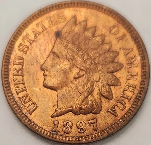 1897 Indian Head Cent – XF Details – Nice Original Color – Strong Reverse