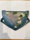 Roseville Pottery 1947 Snowberry Blue Wall Pocket Art Deco Vintage