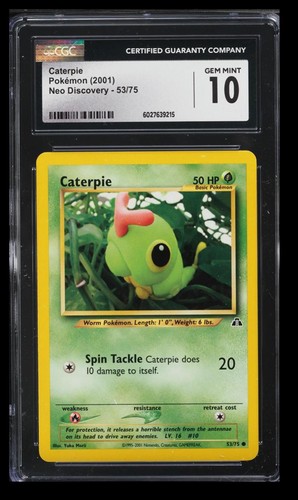 Caterpie (Unlimited) graded CGC 10 for sale on eBay