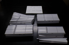 Rubbermaid 11.5" Twin Track Shelf Bracket White 128 Pack Huge Lot New No Box