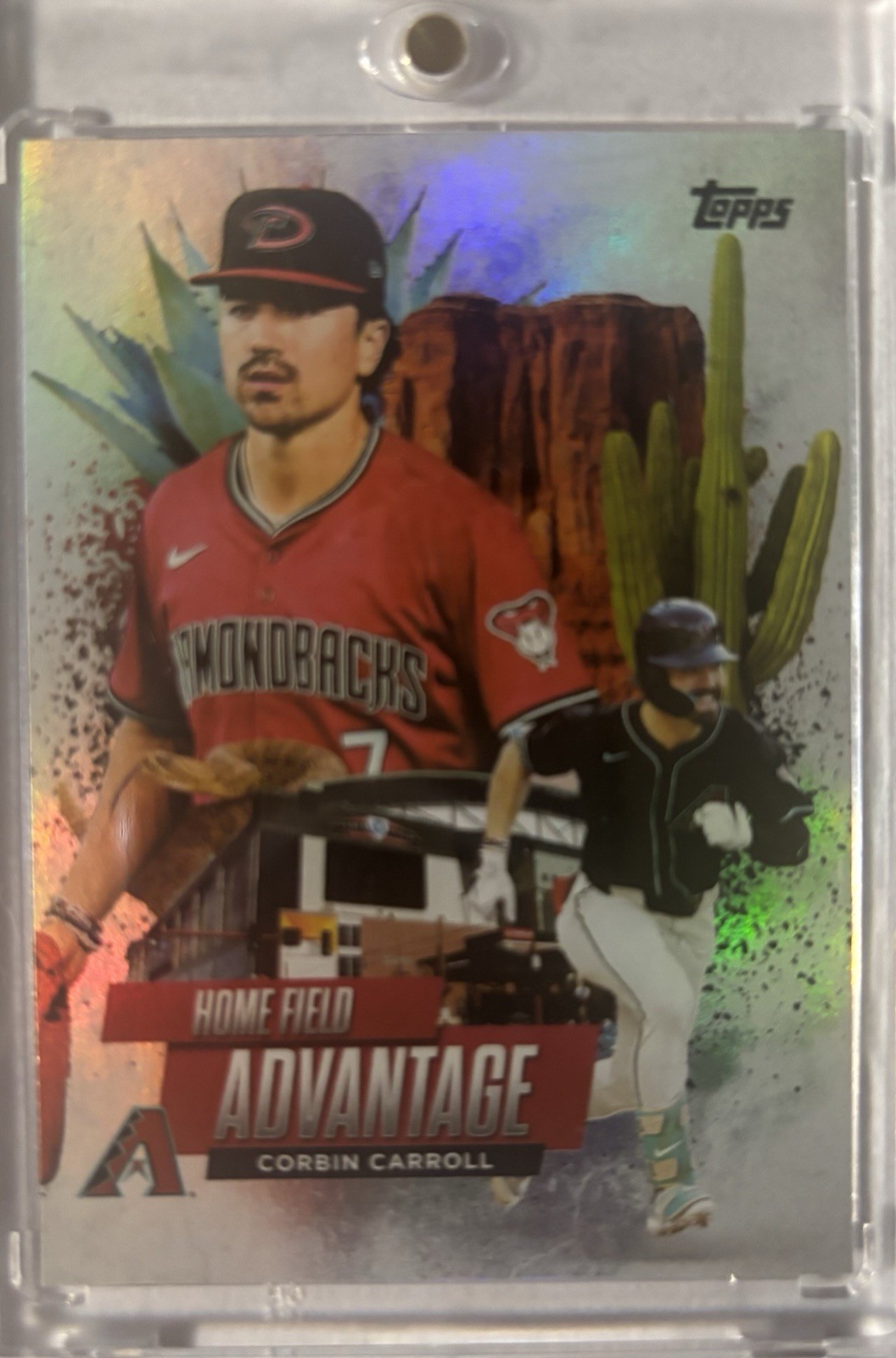 Corbin Carroll #HA-39 (Baseball Cards 2025 Topps Home Field Advantage) — is it worth grading?