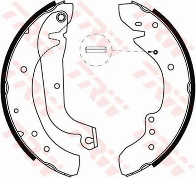 TRW Bremsbackensatz GS8565 für OPEL ARENA MASTER C25 TRAFIC FIAT A97 TB CITROËN