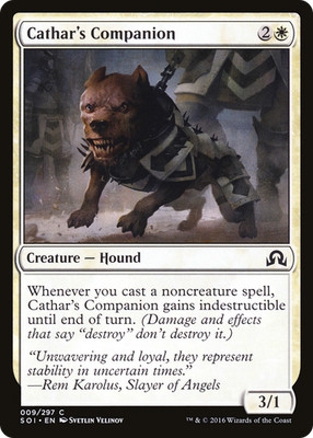 Cathar's Companion #9 (LP) Shadows over Innistrad SOI Magic MTG