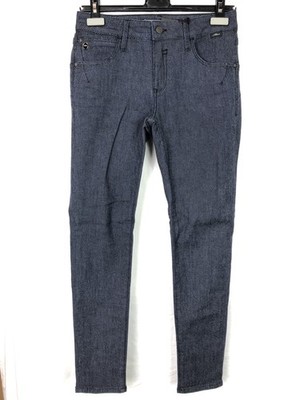 Mavi Damen Jeans Adriana Mid-Rise, Super Skinny Blau Deer blue W27 L28