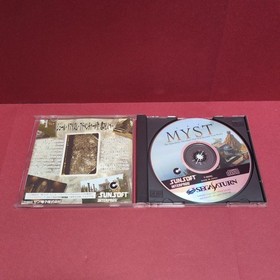 Sunsoft MYST Sega Saturn Adventure Game Japan Printed CD Used