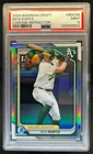 2024 Bowman Draft Nick Kurtz Chrome Refractor 1st Prospect #BDC-56 PSA 9