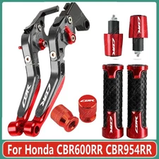 1Set For Honda CBR600RR CBR954RR CNC Brake Lever Clutch Lever Handle Set Red New