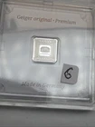Geiger Edelmetalle Original 1 Gram .999 Pure Silver Square Encapsulated w/Assay