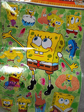 SpongeBob SquarePants Assorted Character Sticker Sheet, Multicolor XL-012
