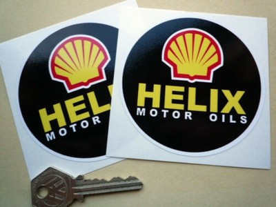 Overseas limited edition shipping included SHELL HELIX Motor Oils decal sticker
