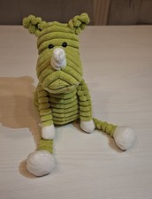Jellycat Cordy Nashorn Stoff- & Pl&uuml;schtier klein (15-35 cm) gr&uuml;n
