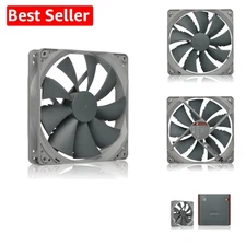 High Performance 140mm Cooling Fan 25.8 dB, 1500 RPM, 4-Pin PWM for Desktops