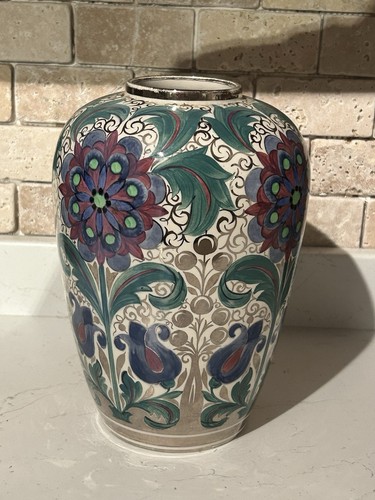 Large Rare Wedgwood Art Deco Millicent Taplin Lustre Vase - Picture 2 of 10