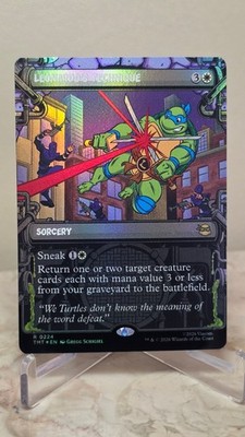 Leonardo's Technique (Showcase) R TMNT Foil  224 NM