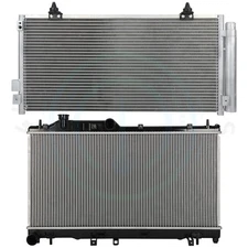 Radiator & AC Condenser Cooling Kit For 2008 09-2014 Subaru Impreza 2.5L H4