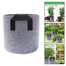 Pots de culture en tissu gris non toxique pour une culture de plantes en toute s