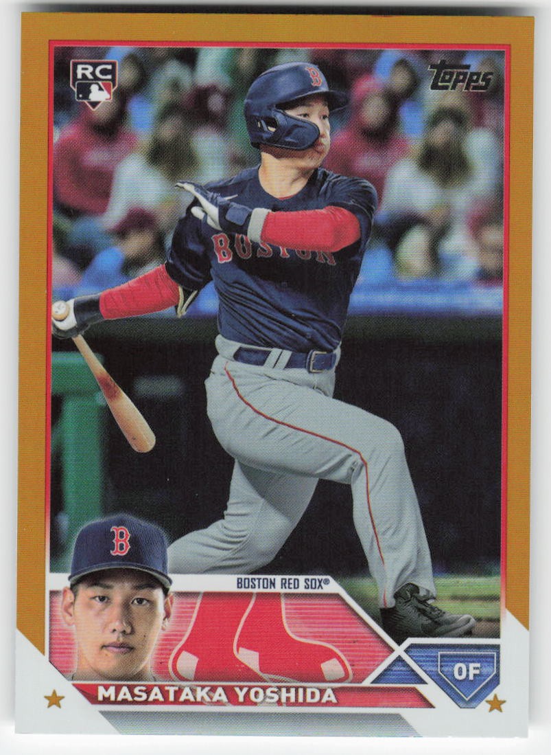 2023 Topps Gold Foil Masataka Yoshida RC #471 Boston Red Sox