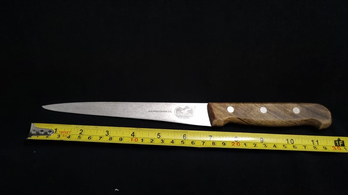 vintage H. Forschner Co Victorinox Butcher Knife Wood Handle | eBay