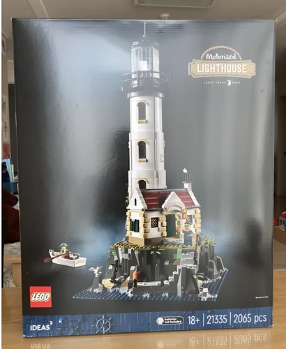 Lego 21335 Motorized Lighthouse Ideas Set Brand New Sealed Working Fresnel Lens