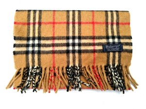 burberry tan plaid scarf