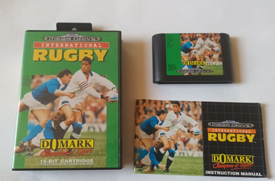 Jeu Vidéo International Rugby Sur Sega Megadrive - Version PAL Française - État Correct, Fonctionnel