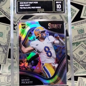 2022 Select Kenny Pickett Field Level 💎Silver Rookie Card
