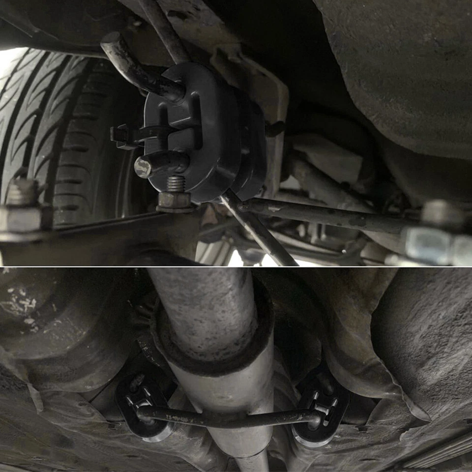 Paquete de 2 soportes de montaje de tubo de escape de goma de alta resistencia buje aislador Foto 4 de 4