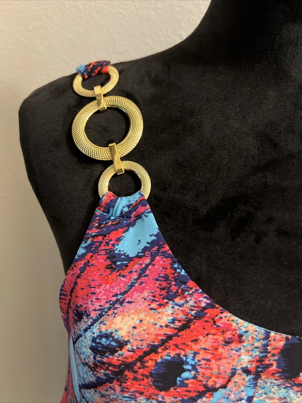 VETEMENTS Abito Thalia Sodi donna XS multicolore con volant