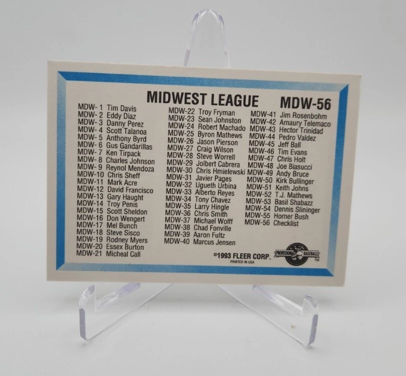 Fleer Pro Cards - 1993 - Midwest League All-Star Game Cards - YOU PICK - Image 4 of 4