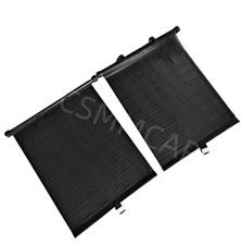 2X Cubierta de Parasol Retráctil Ventana Lateral Coche Rodillo Visera Protector Negro 40x45cm