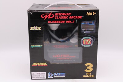 Midway Classic Arcade Classics Vol. 1 Plug TV Game Joust, Gauntlet, Defender NEW