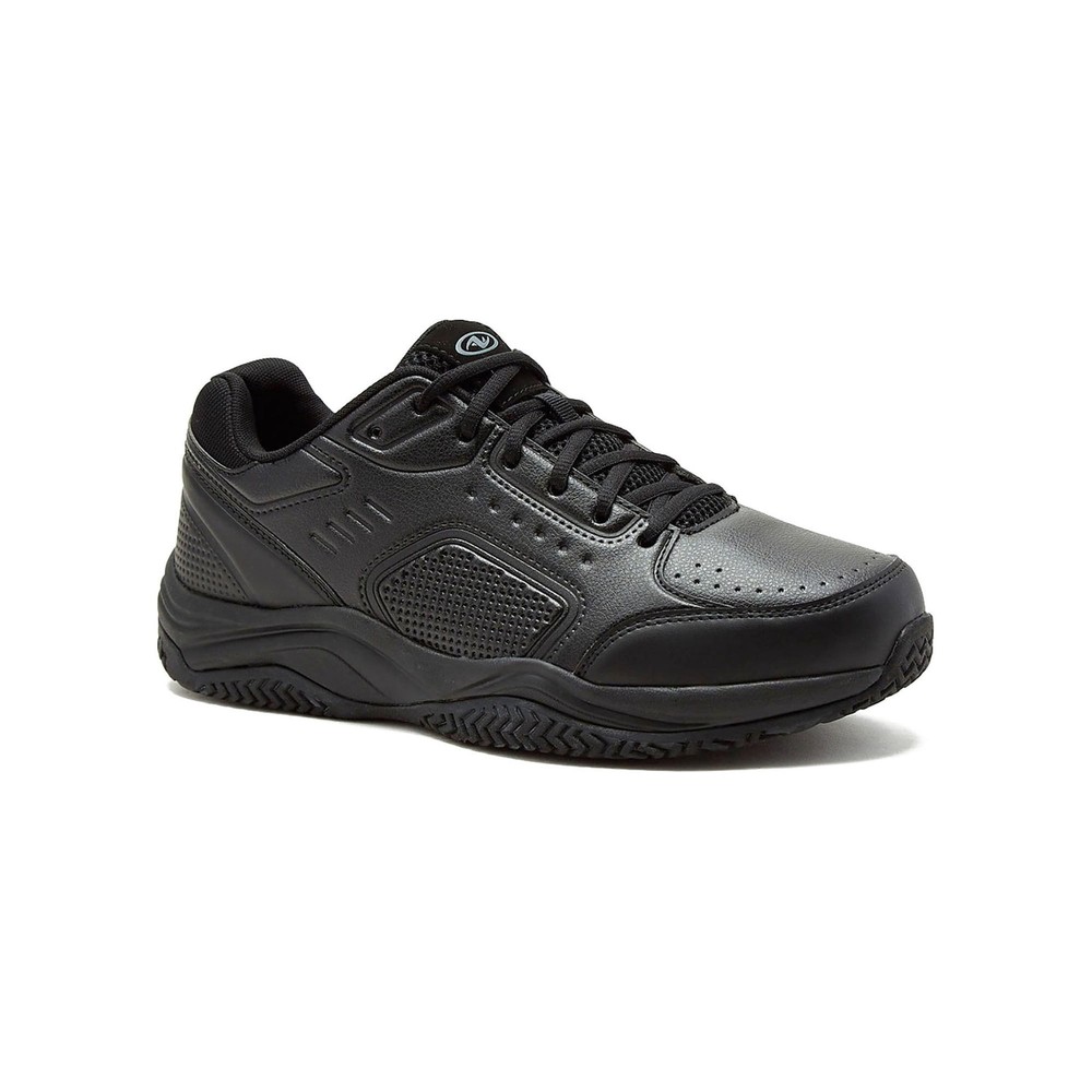 Athletic Works Men's Extra Wide Width Front Runner Walking Athletic Shoe Black