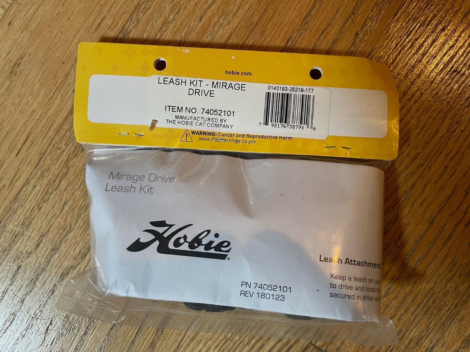 Hobie Mirage Drive Leash Kit #74052101 - Secures MirageDrive to Kayak