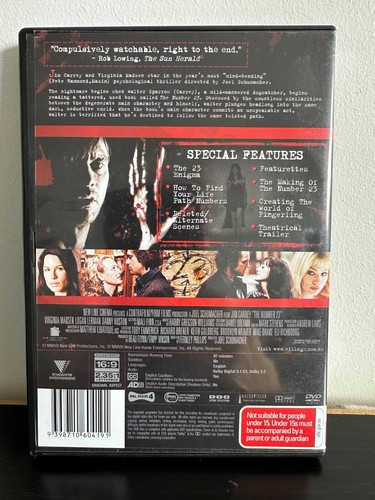 The Number 23 - Jim Carrey (DVD) Region 4 - Picture 2 of 3
