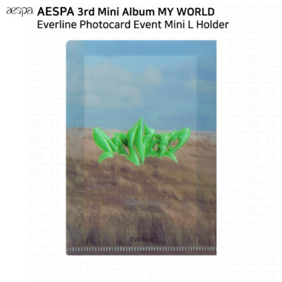 Aespa 3rd Mini Album MY WORLD Everline Photocard Event Mini L