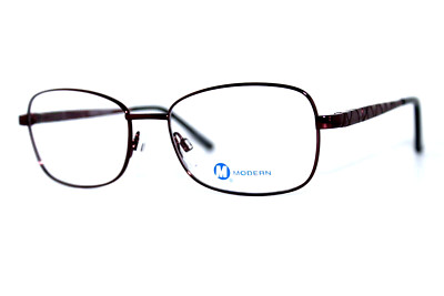 NEW MODERN OPTICAL SERENITY BURGUNDY AUTHENTIC EYEGLASSES FRAMES 52-17-140MM