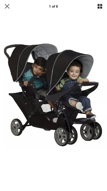 double pushchair for newborn and toddler