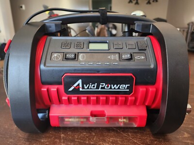 Avid Power ACAP322 Portable Inflator Deflator Air Compressor 12V / 120V AC Case