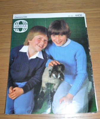 SIRDAR * DK * KINDER PULLOVER * STRICKANLEITUNG * 4408