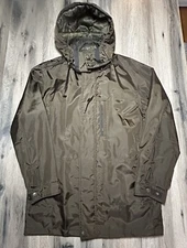 RFT By Rainforest Men 2XL Brown Hooded Jacket Removable Hood