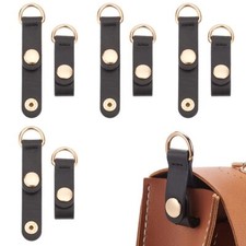 4pcs PU Leather Side Clip Buckles for Handbag Detachable Purse Suspension Cla...