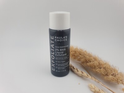 30 ml Paula's Choice 2% BHA Liquid Exfoliant Skin Perfecting Peeling Travelsize 