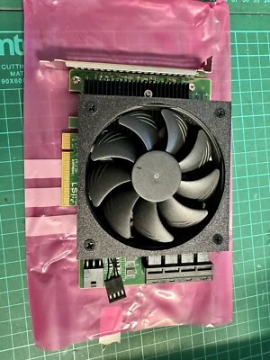 LSI 9300-16i Noctua NF-A9x14 Fan Shroud Cooler - unraid truenas proxmox