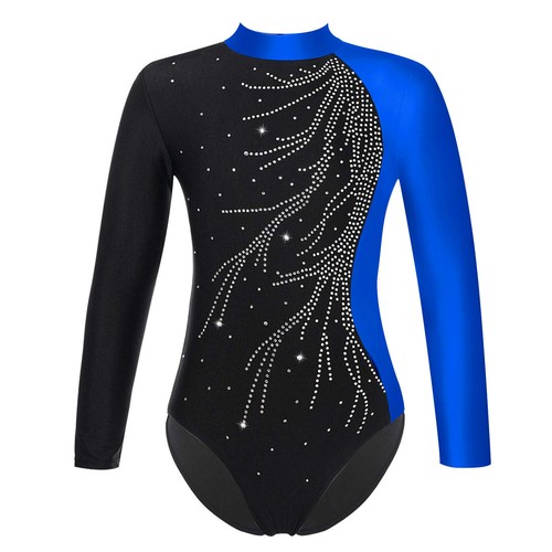 Girls Ballet Dance Outfits Gym Unitard Leotard with Shorts Athletic Dancewear - Picture 29 of 86