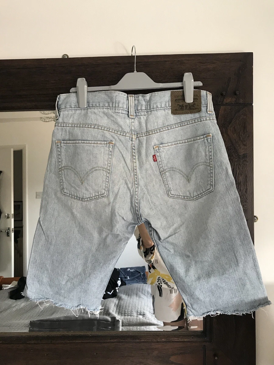 Levi's mens denim shorts top